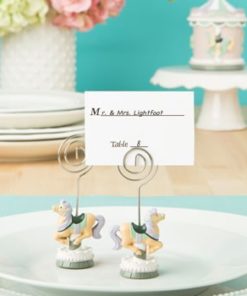 Carousel horse placecard or photo holder from fashioncraft