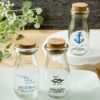 Design your own personalized vintage milk bottles with round cork top