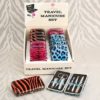 Safari-inspired animal print manicure set
