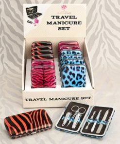 Safari-inspired animal print manicure set