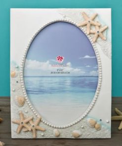 Glorious Hand painted Beach 8 x 10 frame from gifts by fashioncraft