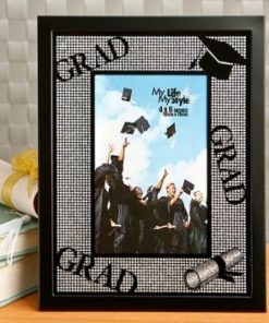 Glitter Stone Graduation frame from Gifts By Fashioncraft