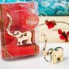 Gold Good luck elephant Ring and Jewelry holder