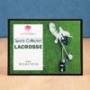 Unique lacrosse frame 4x6 from gifts by fashioncraft