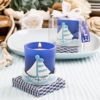 Sail boat votive candle holder from Fashioncraft