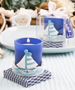 Sail boat votive candle holder from Fashioncraft