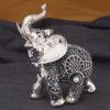 small silver and marble elephant - Boho Charcoal fiesta from gifts by fashioncraft