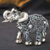 silver and marble elephant - Boho Charcoal fiesta from gifts by fashioncraft