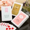 Monogram Collection playing card favors