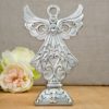 Stunning Angel statue in silver poly resin from Fashioncraft