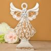 Magnificent Antique design Angel statue in ivory and matte gold