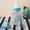 Perfectly Plain Collection Giant blue baby bottle bank container