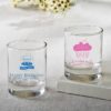 Personalized Shot glass or votive from fashioncraft - birthday design