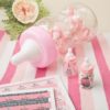 Personalized expressions collection Giant pink baby bottle bank container