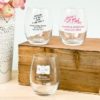 Expressions Collection 9oz Stemless Wine Glasses