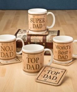 DAD Mug and coaster set from gifts by fashioncraft