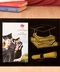 Graduation Themed Glass Frame From Gifts By Fashioncraft