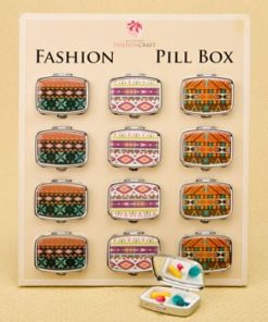 stylish aztec pill box from gifts by fashioncraft