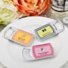 Geometric design set of 2 glass coasters from fashioncraft