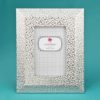 Gold PU Frame 4 x 6 with wide border and beveled edge from Gifts By Fashioncraft