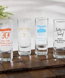 Personalized 9 oz Stemless Wine Glasses From Fashioncraft - birthday design