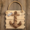 Anchor wall plaque - Relax - distressed wood edge