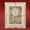 Ivory with rose Gold lattice 5 x 7 frame