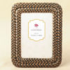 Double Braided Caramel color 5 x 7 frame