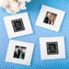 Perfectly plain collection Glass photo coaster