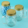 Perfectly plain Collection Mini Pineapple glass mason jar