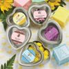 Personalized Expressions Collection Silver Heart Shaped Mint Tins