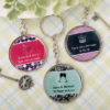 Personalized Expressions collection epoxy dome metal key chain