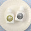 Personalized expressions - Adorable little clear bottle of white hand lotion  with a vanilla scent