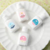 Personalized expressions - Adorable little clear bottle of white hand lotion  with a vanilla scent