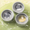 Personalized Metallics Collection Scented Round Travel Candles