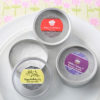 Personalized Expressions Collection Scented Round Travel Candles
