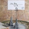 From Paris With Love Collection Eiffel Tower  Place Card Holder Favors