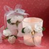 White Rose Candle Favors