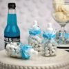 Perfectly Plain Collection Blue Baby Bottle Favors