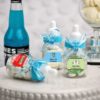 Design Your Own Collection Blue Baby Bottle Favors - Holiday Themed