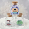 Personalized Expressions Collection square clear glass treat jar