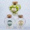 Personalized Expressions Collection heart shaped glass jars