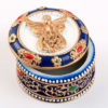 angel covered box - ornate with gold accents